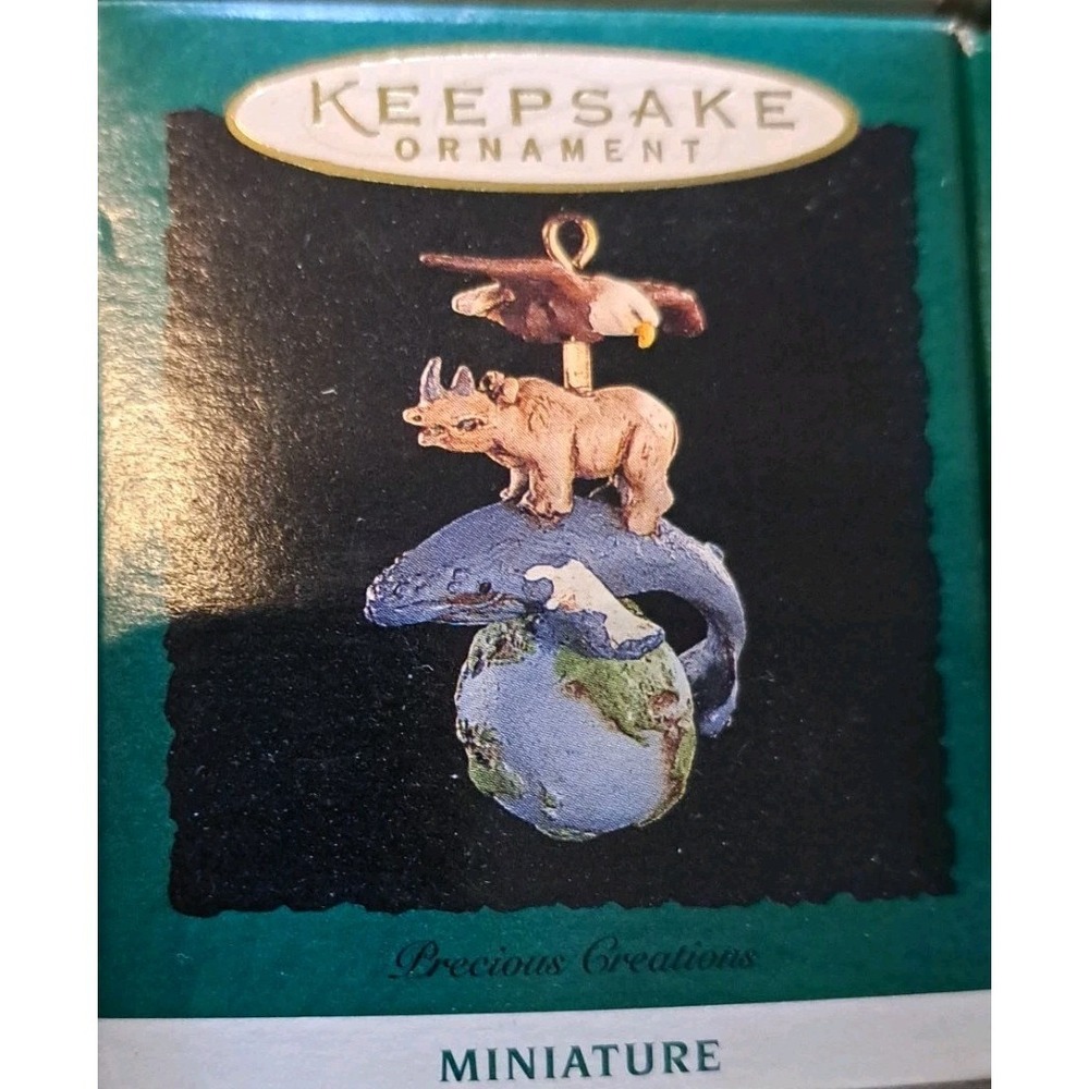 Lot Of 15 Hallmark Keepsake Ornaments Santa's Tractots Wildlife Loony Tunes Bell - Picture 13 of 16